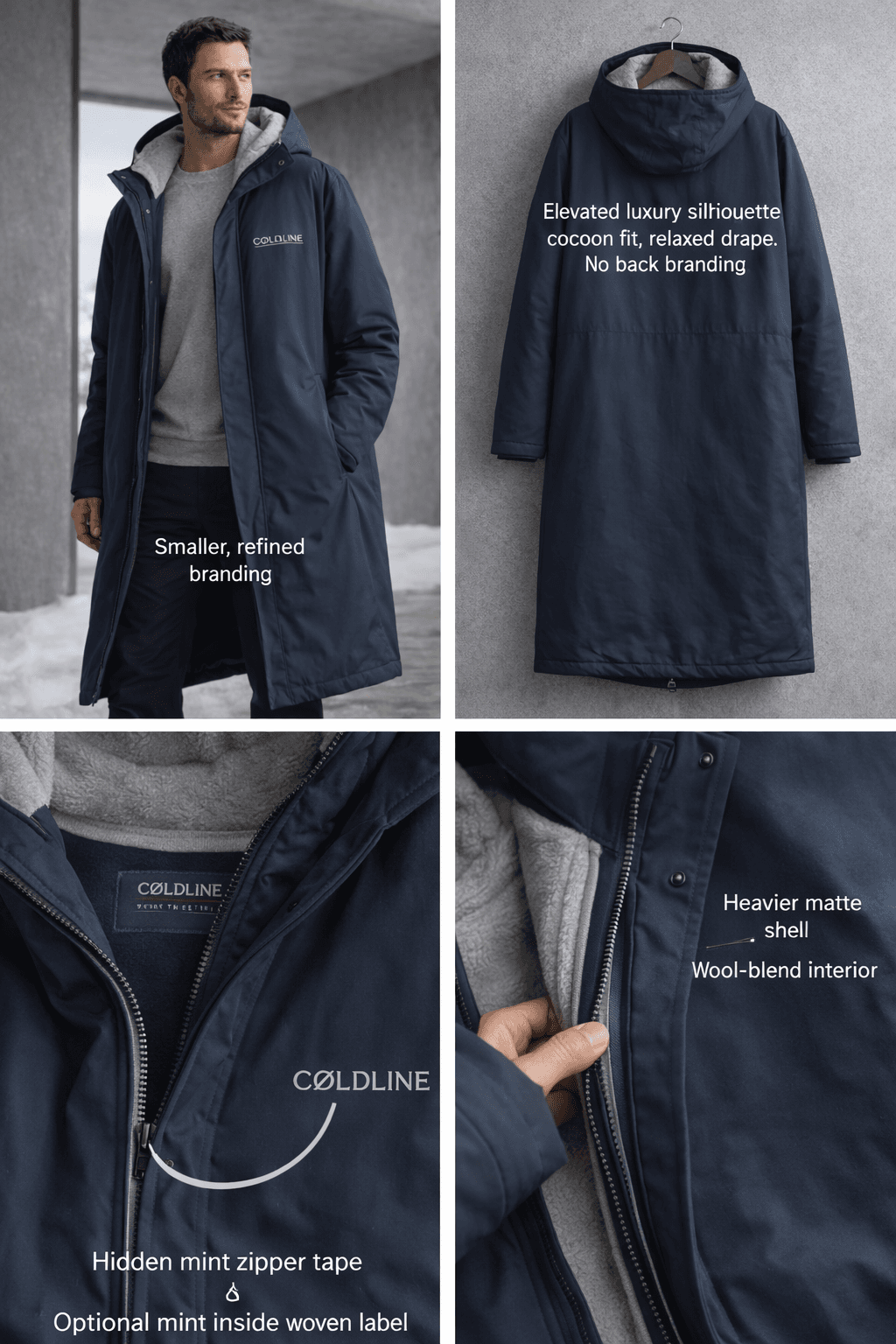 CØLDLINE Recovery Coat - Detail
